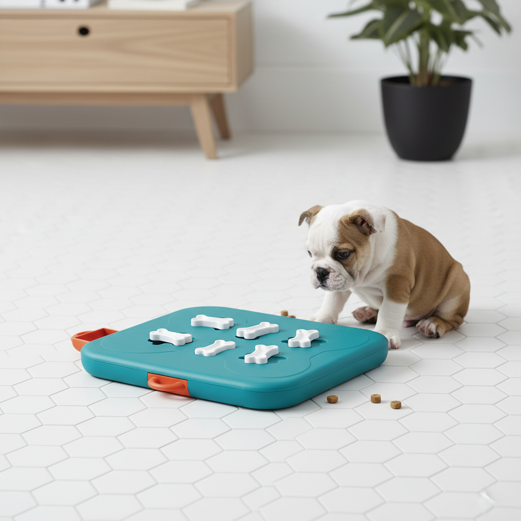 Pet Treasure Hunt Puzzle Toy – Interactive Food Dispensing Game