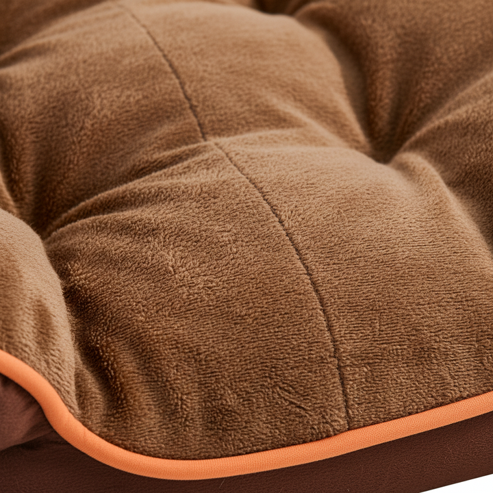 Memory Foam Pet Bed For Small Dogs & Cats With Washable Removable Cover Non-Slip Base Waterproof Liner