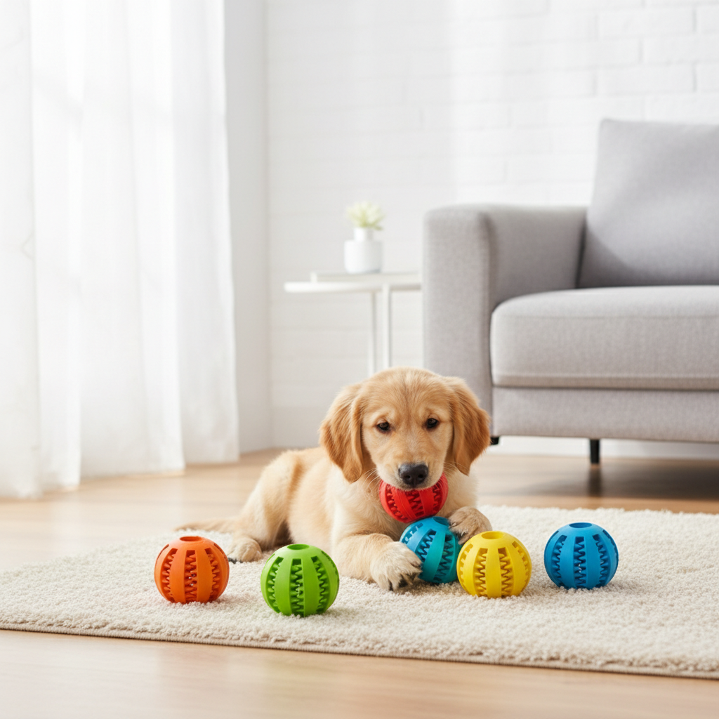 Pet Dog Toy Bite Resistant Molar Stick Puppy Ball