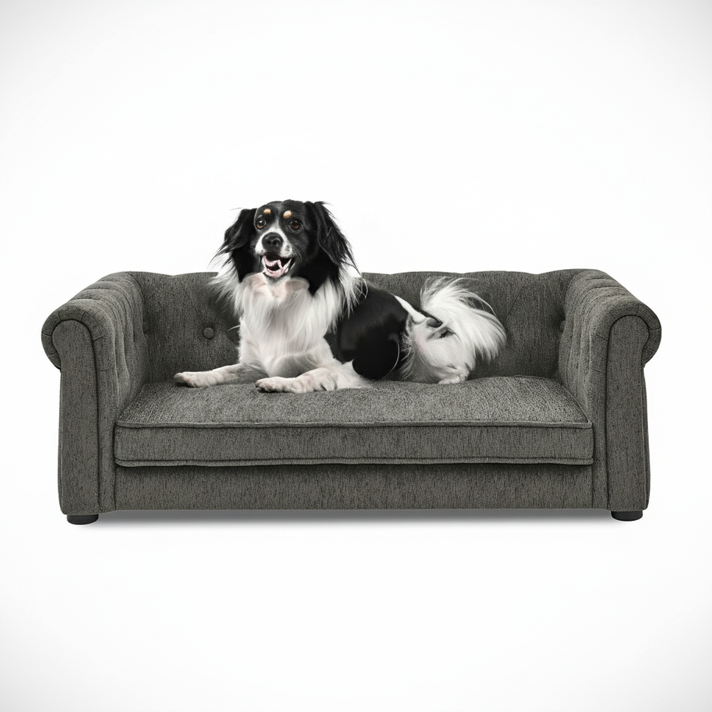 Elegant Rectangular Pet Bed Suitable For Medium And Large Dogs