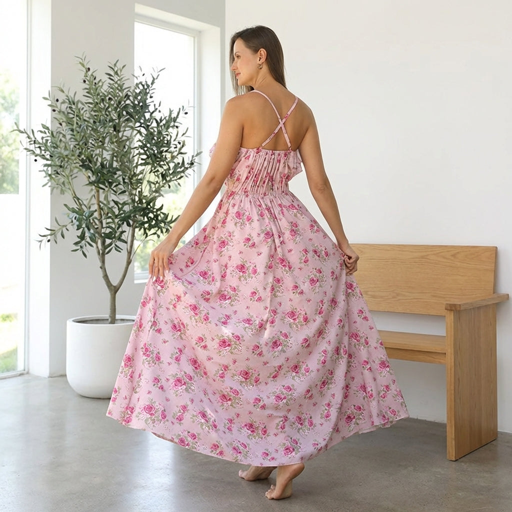 Women's Fashion Simple Printed Dresses