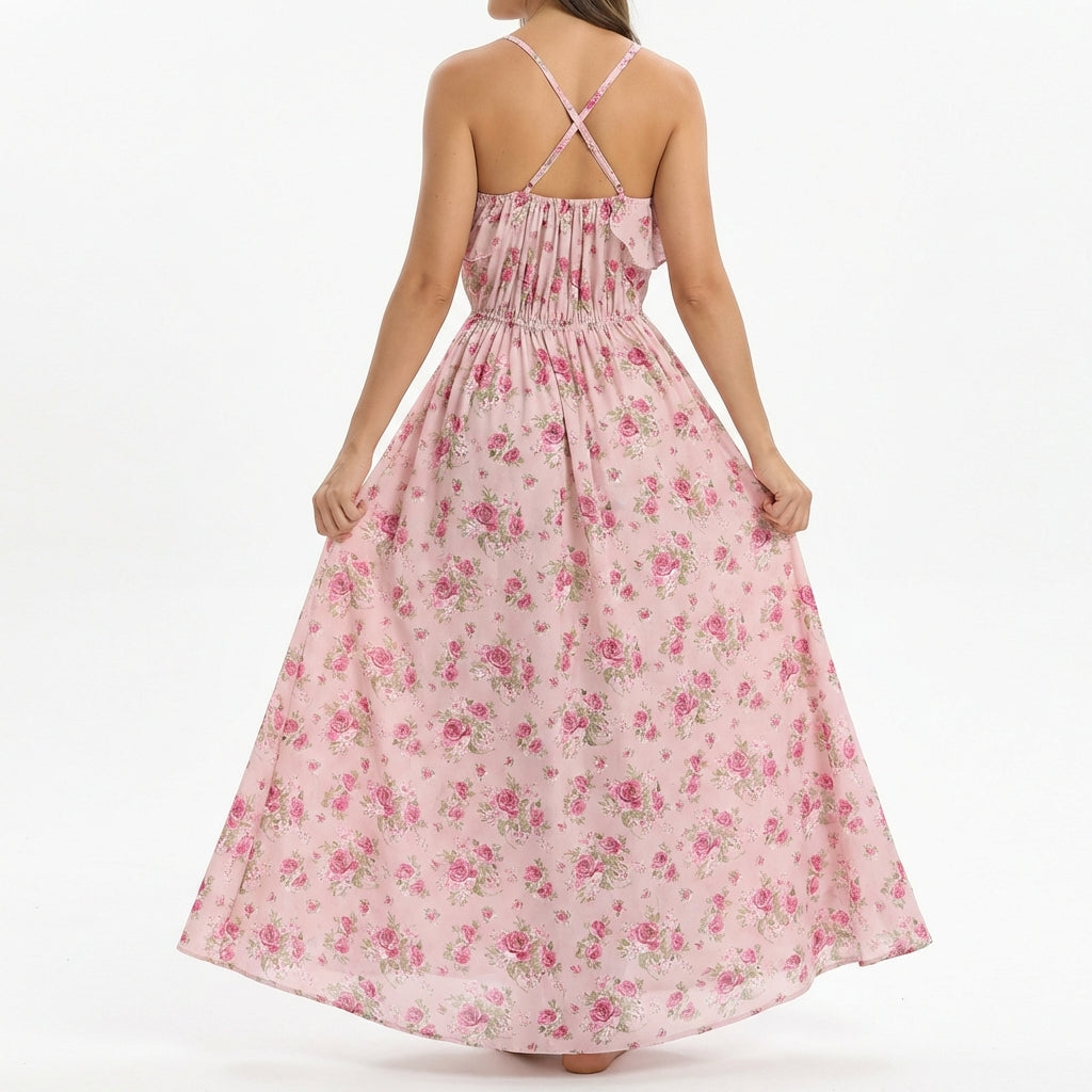 Women's Fashion Simple Printed Dresses