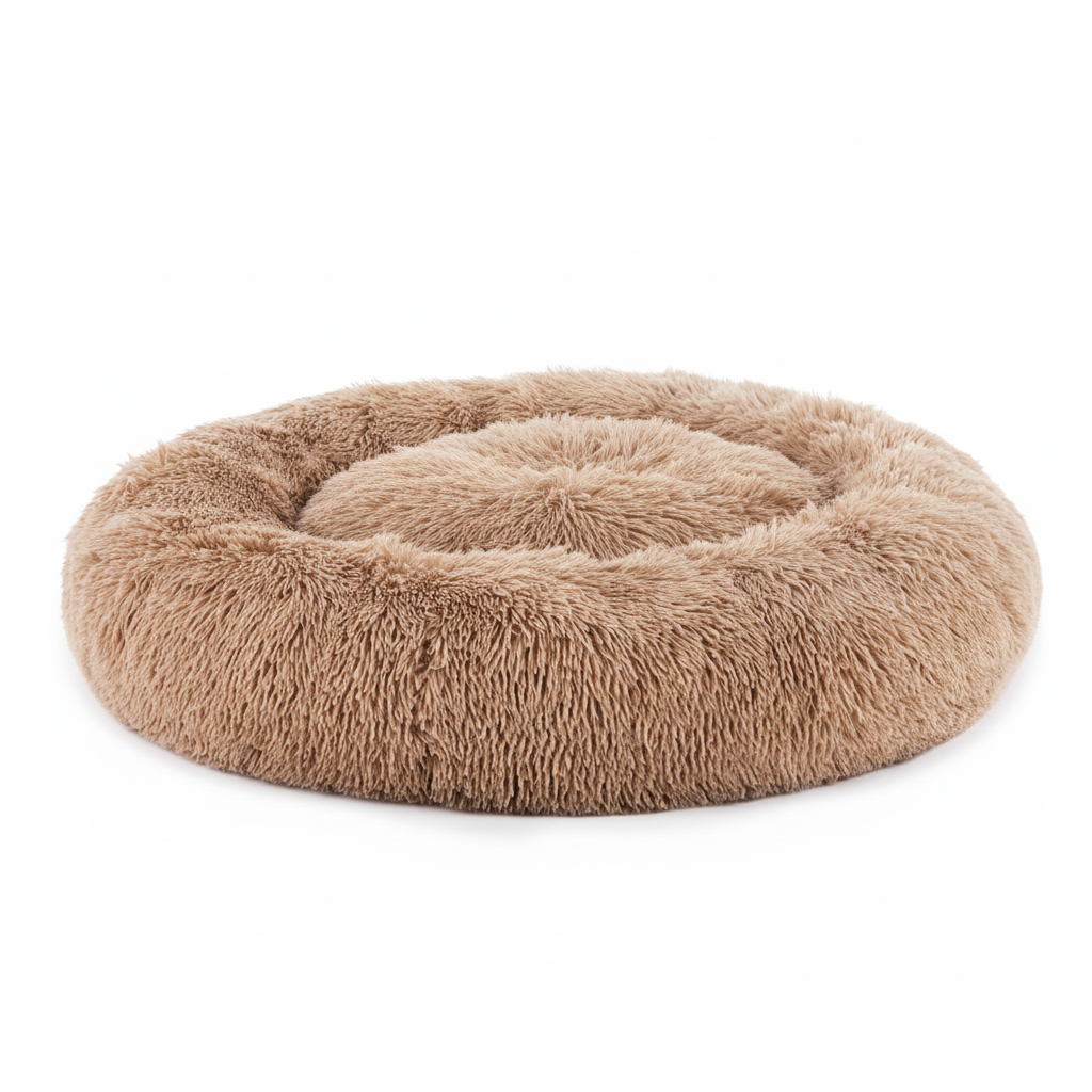 Calming Donut Dog Bed – Ultra Soft Anti-Anxiety Pet Bed