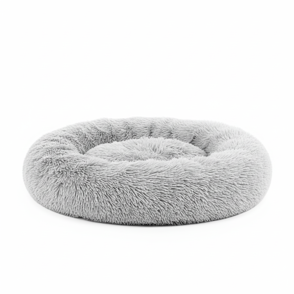 Calming Donut Dog Bed – Ultra Soft Anti-Anxiety Pet Bed