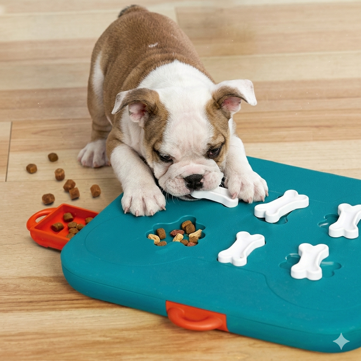Pet Treasure Hunt Puzzle Toy – Interactive Food Dispensing Game