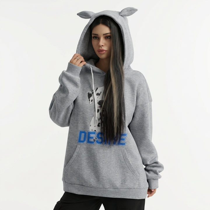 Women's Fashionable Casual Printed Long Sleeved Sweatshirt