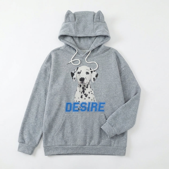 Women's Fashionable Casual Printed Long Sleeved Sweatshirt