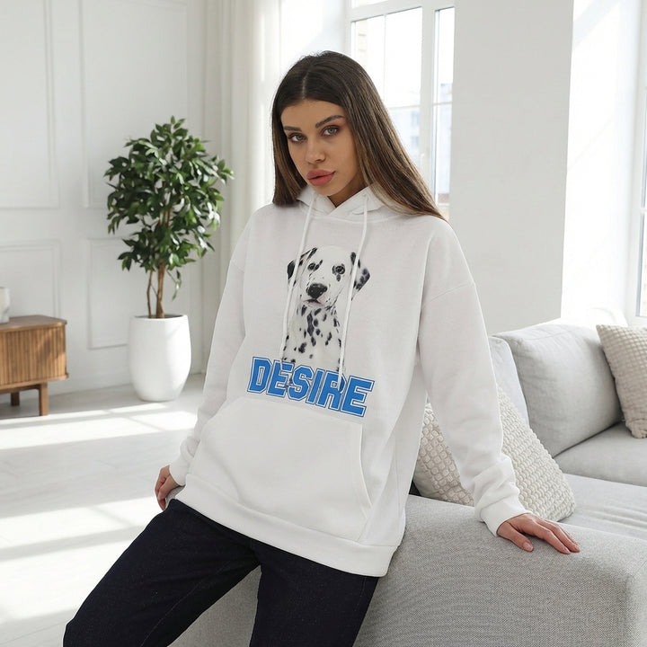 Women's Fashionable Casual Printed Long Sleeved Sweatshirt