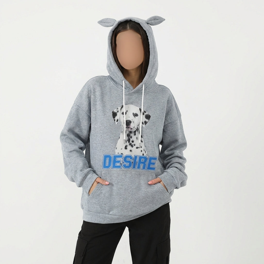Women's Fashionable Casual Printed Long Sleeved Sweatshirt
