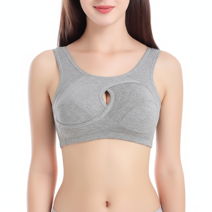 Wireless Support Sports Bra – Seamless Comfort Bra for Everyday Wear