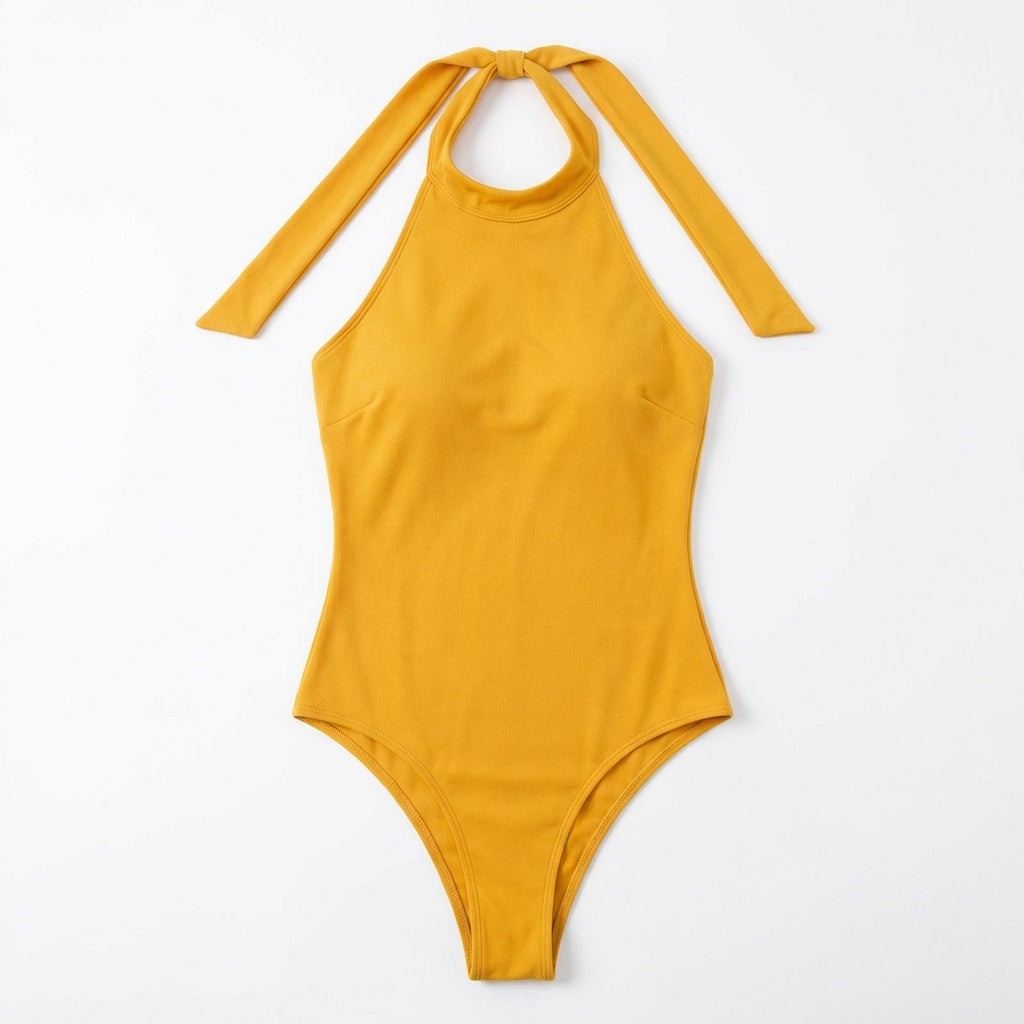 Backless strappy jumpsuit irregular