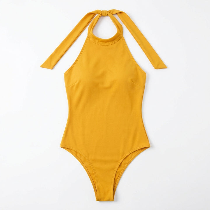 Backless strappy jumpsuit irregular