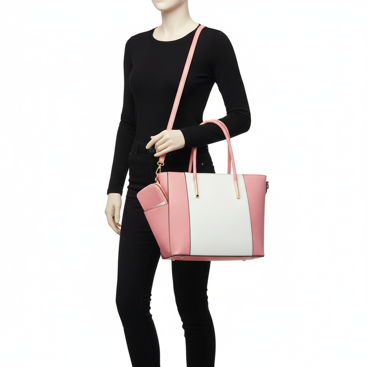 4-Piece Women’s Handbag Set – Stylish PU Leather Shoulder & Tote Bag