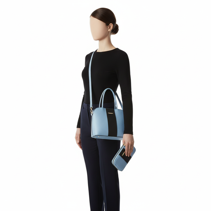 4-Piece Women’s Handbag Set – Stylish PU Leather Shoulder & Tote Bag