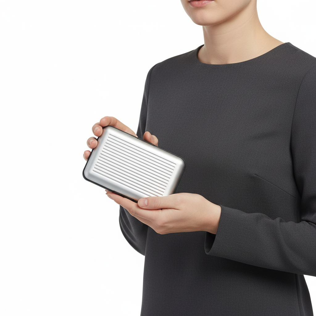Aluminum Alloy Credit Card Bag, Business Card Holder Card