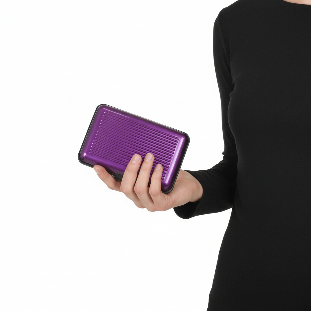 Aluminum Alloy Credit Card Bag, Business Card Holder Card