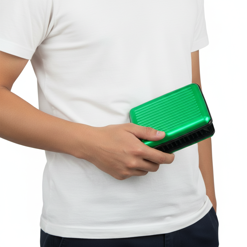Aluminum Alloy Credit Card Bag, Business Card Holder Card