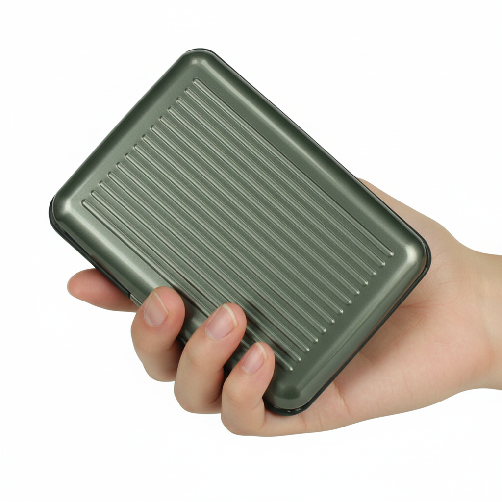 Aluminum Alloy Credit Card Bag, Business Card Holder Card