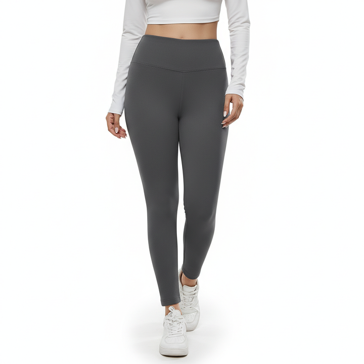 Autumn & Winter High-Waisted Velvet Lift Hip Leggings – Elastic Sports Tight Pants