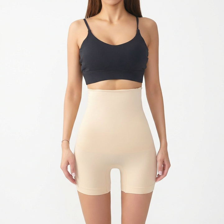 High Top Sports Shaping Pants Plus Size Seamless