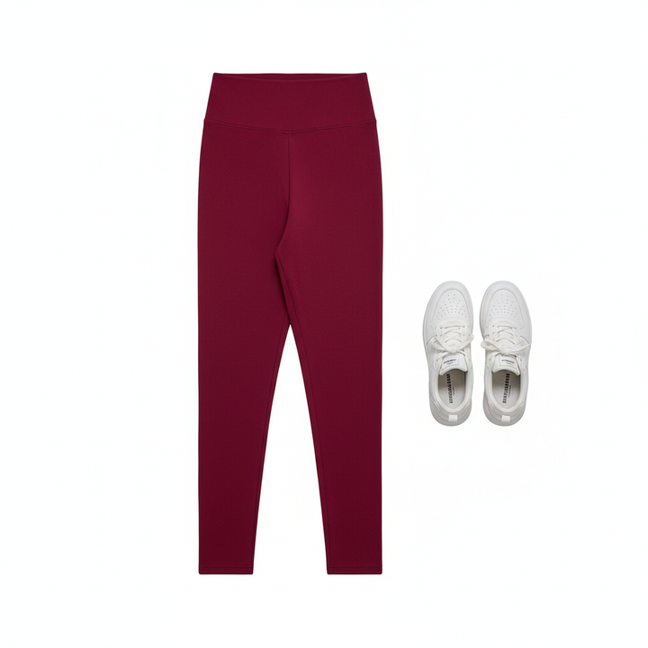 Autumn & Winter High-Waisted Velvet Lift Hip Leggings – Elastic Sports Tight Pants