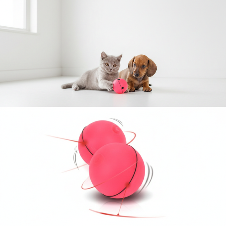 LED Laser Electronic Rolling Pet Funny Cat Toy Ball