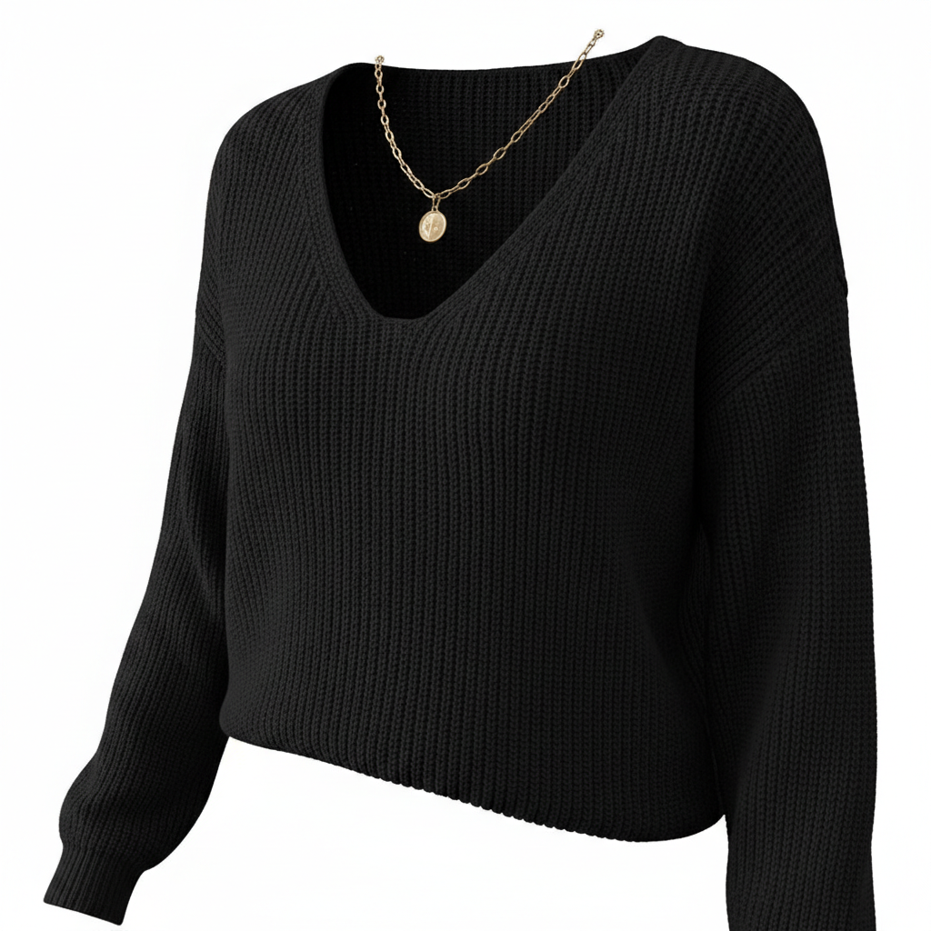 Y2k Clothes V-neck Sweater Ladies Winter Backless Streetwear Bandage Cashmere Sweater Women High Quality Fashion Clothes