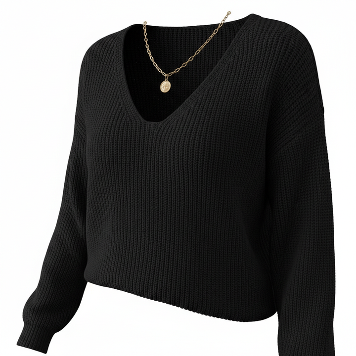Y2k Clothes V-neck Sweater Ladies Winter Backless Streetwear Bandage Cashmere Sweater Women High Quality Fashion Clothes