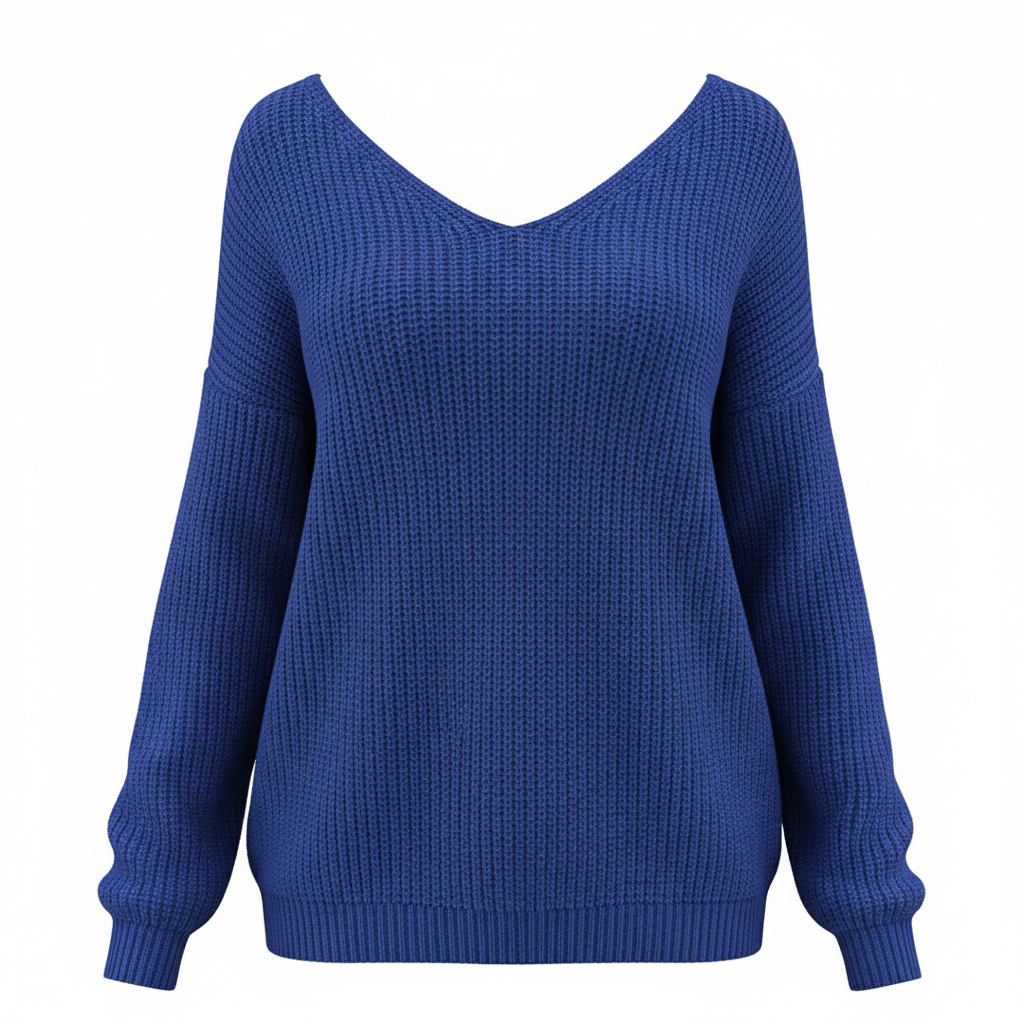 Y2k Clothes V-neck Sweater Ladies Winter Backless Streetwear Bandage Cashmere Sweater Women High Quality Fashion Clothes
