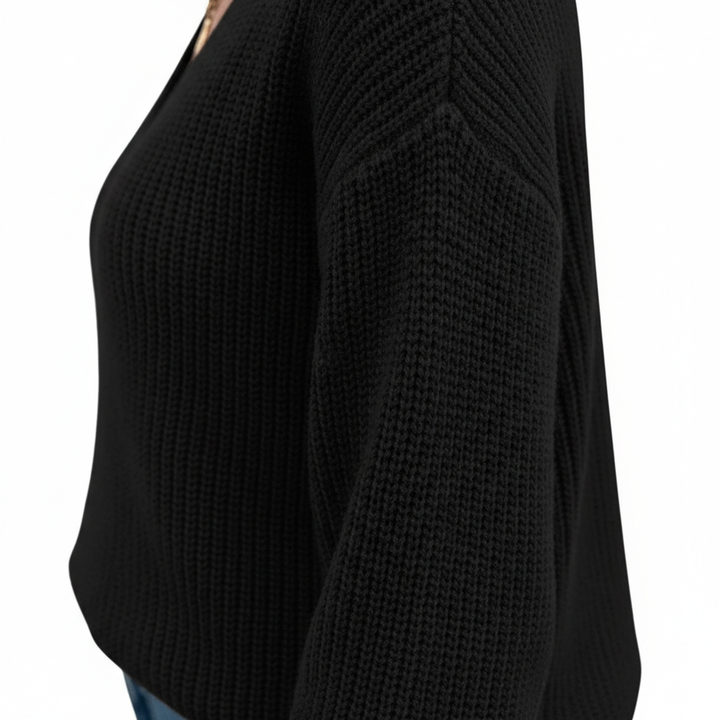 Y2k Clothes V-neck Sweater Ladies Winter Backless Streetwear Bandage Cashmere Sweater Women High Quality Fashion Clothes
