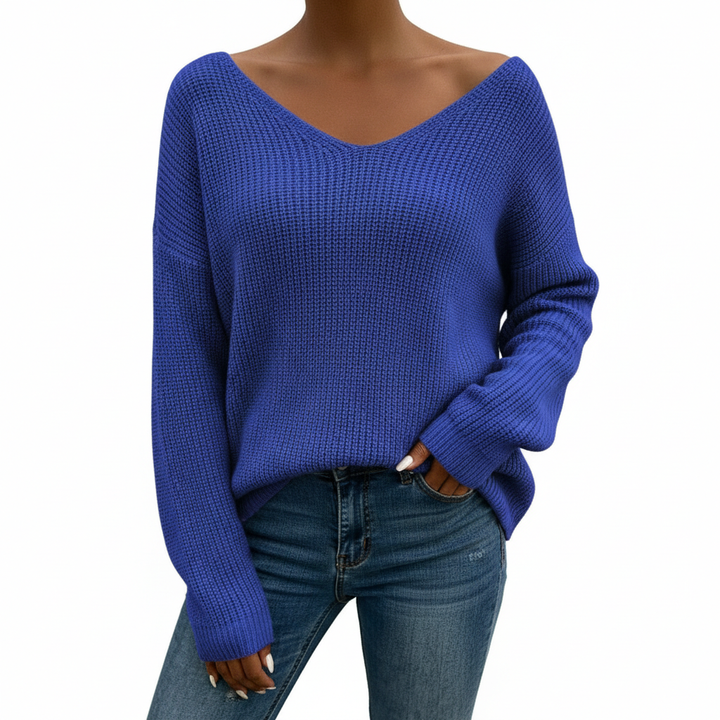 Y2k Clothes V-neck Sweater Ladies Winter Backless Streetwear Bandage Cashmere Sweater Women High Quality Fashion Clothes
