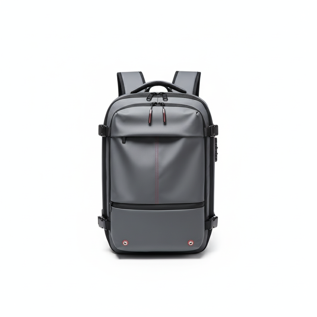 Vacuum Compression Travel Backpack – Large Capacity Anti-Theft Business Laptop Backpack