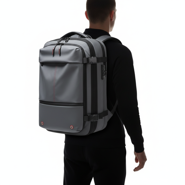 Vacuum Compression Travel Backpack – Large Capacity Anti-Theft Business Laptop Backpack