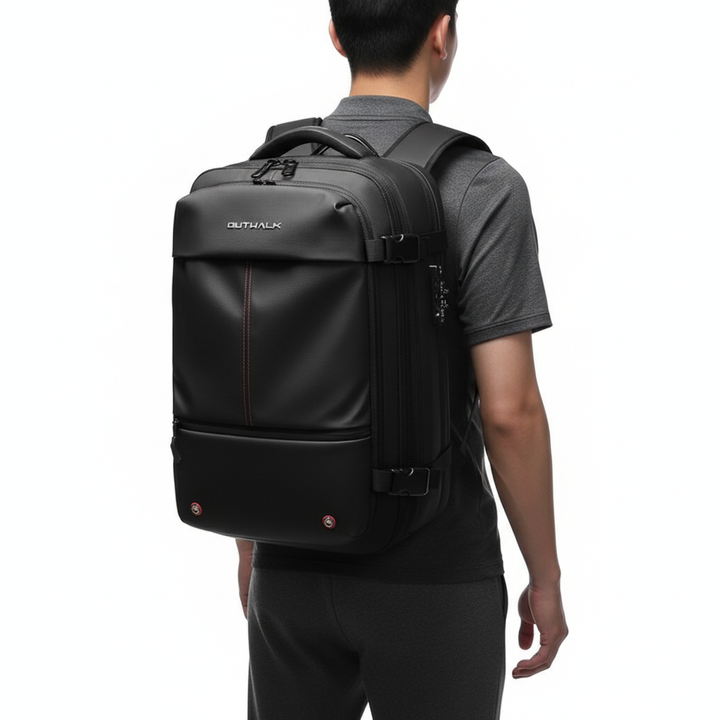 Vacuum Compression Travel Backpack – Large Capacity Anti-Theft Business Laptop Backpack