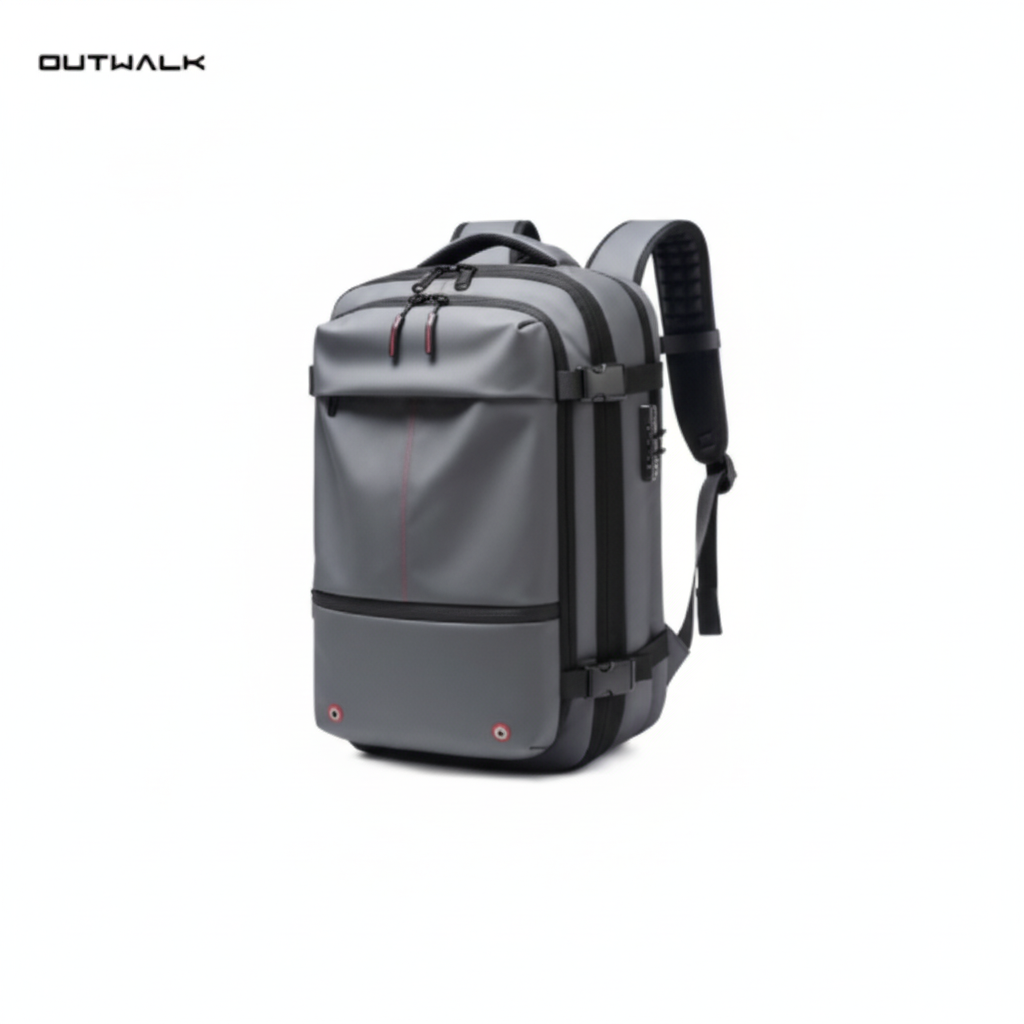 Vacuum Compression Travel Backpack – Large Capacity Anti-Theft Business Laptop Backpack