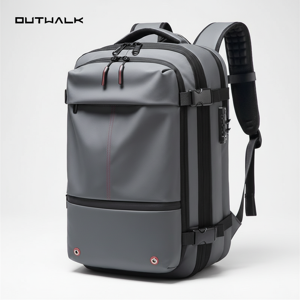 Vacuum Compression Travel Backpack – Large Capacity Anti-Theft Business Laptop Backpack