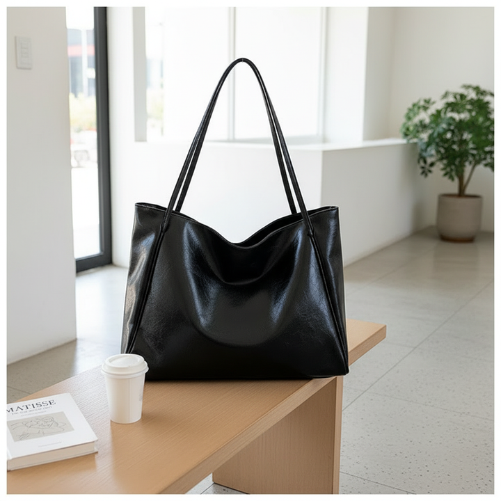 Large Capacity PU Leather Women's Handbag – Stylish Street Trend Shoulder Bag