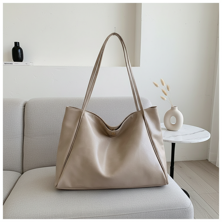 Large Capacity PU Leather Women's Handbag – Stylish Street Trend Shoulder Bag