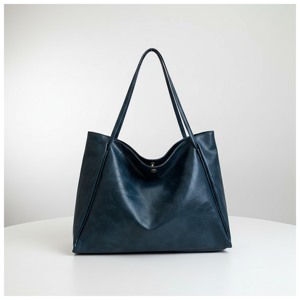 Large Capacity PU Leather Women's Handbag – Stylish Street Trend Shoulder Bag