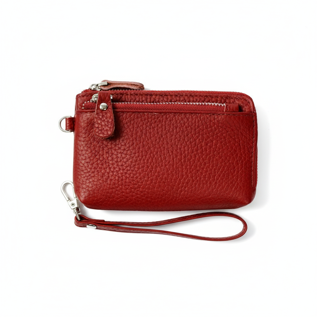 Leather Ladies Wallet Fashion Zipper Coins Wallet