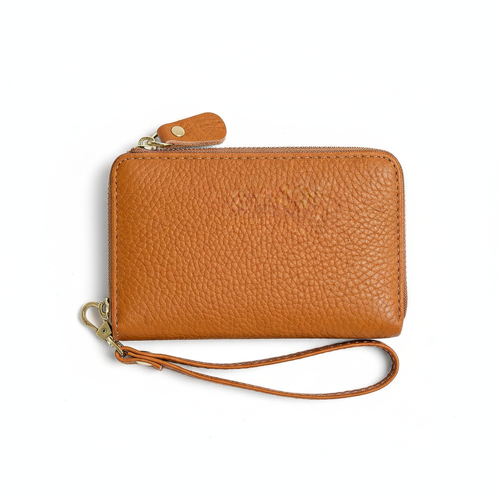 Leather Ladies Wallet Fashion Zipper Coins Wallet