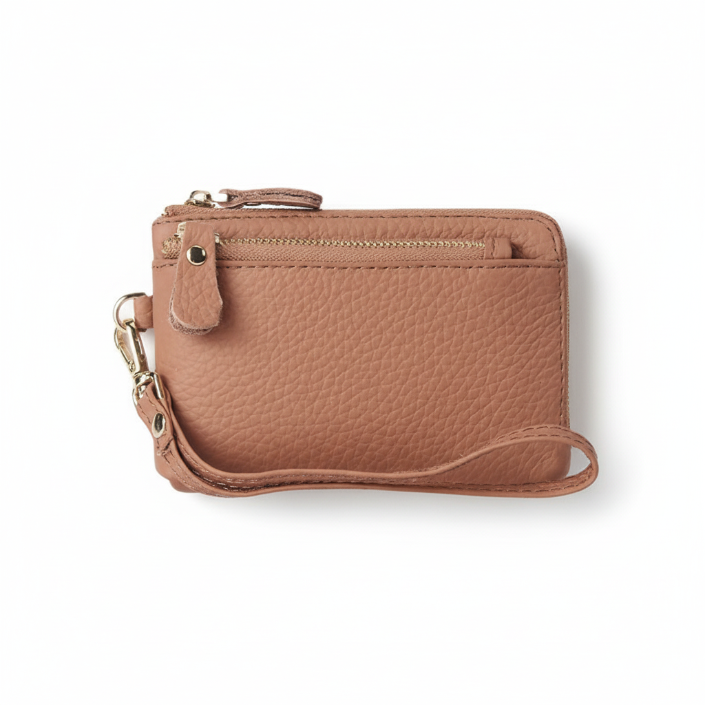 Leather Ladies Wallet Fashion Zipper Coins Wallet