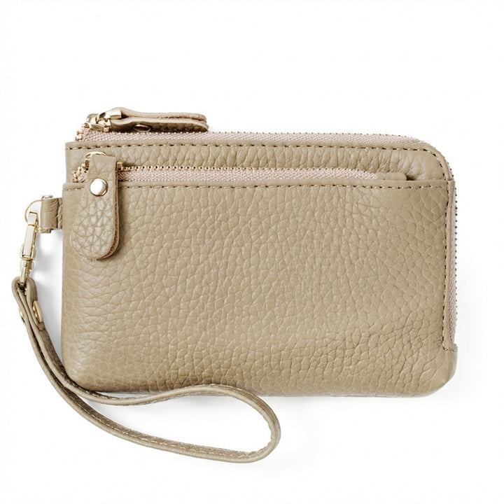 Leather Ladies Wallet Fashion Zipper Coins Wallet