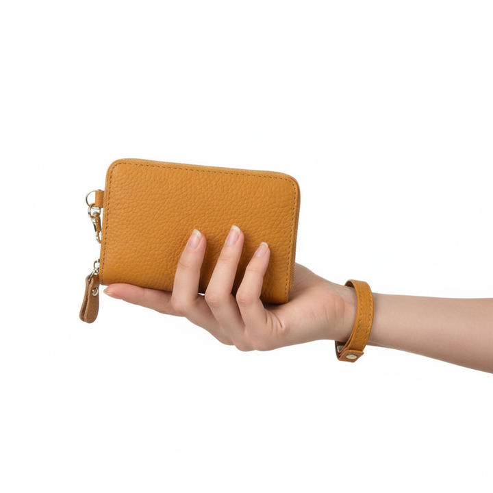 Leather Ladies Wallet Fashion Zipper Coins Wallet