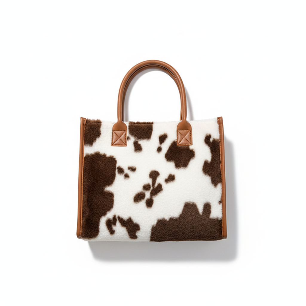 Korean Style Large-capacity Handbag Fashion Western Plush