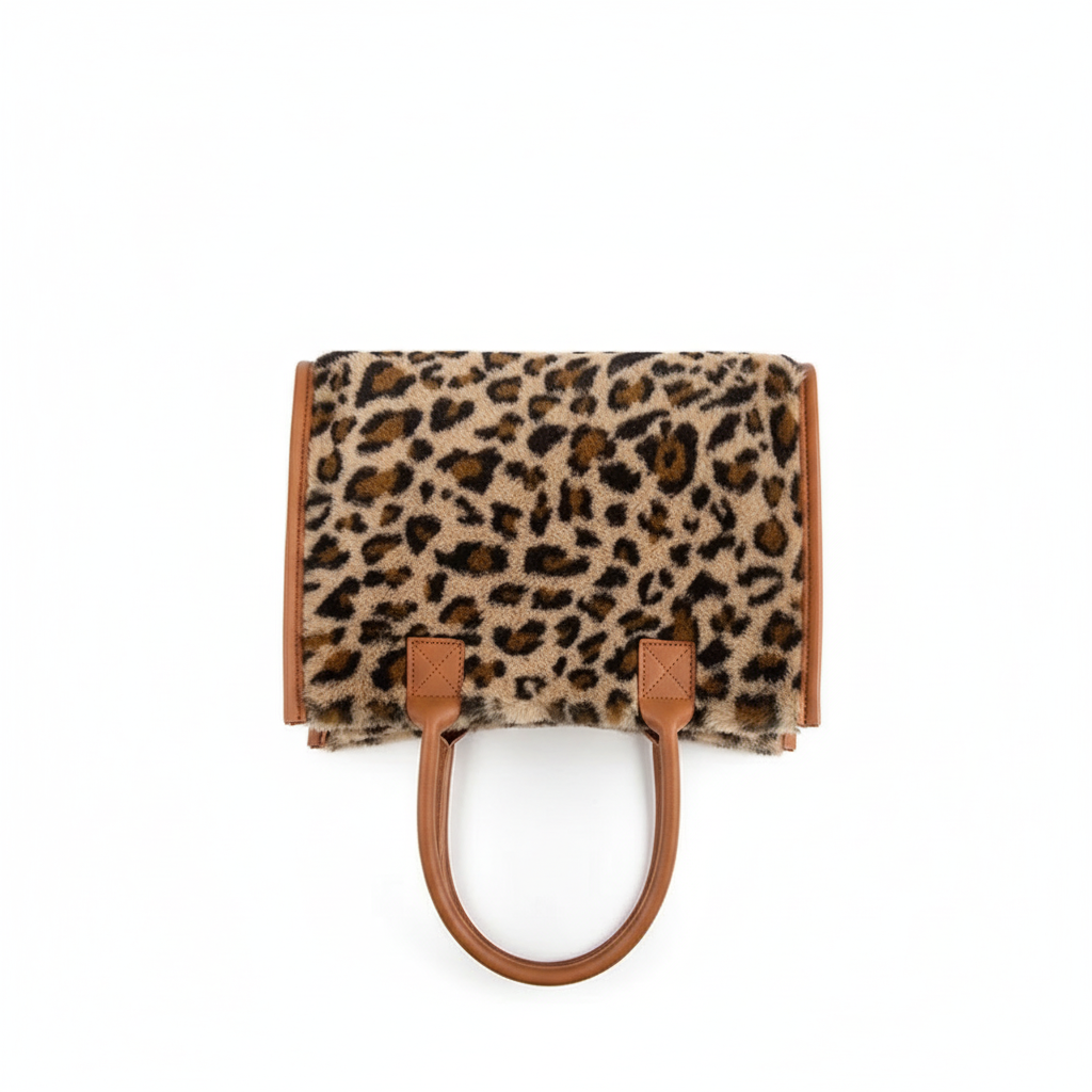 Korean Style Large-capacity Handbag Fashion Western Plush