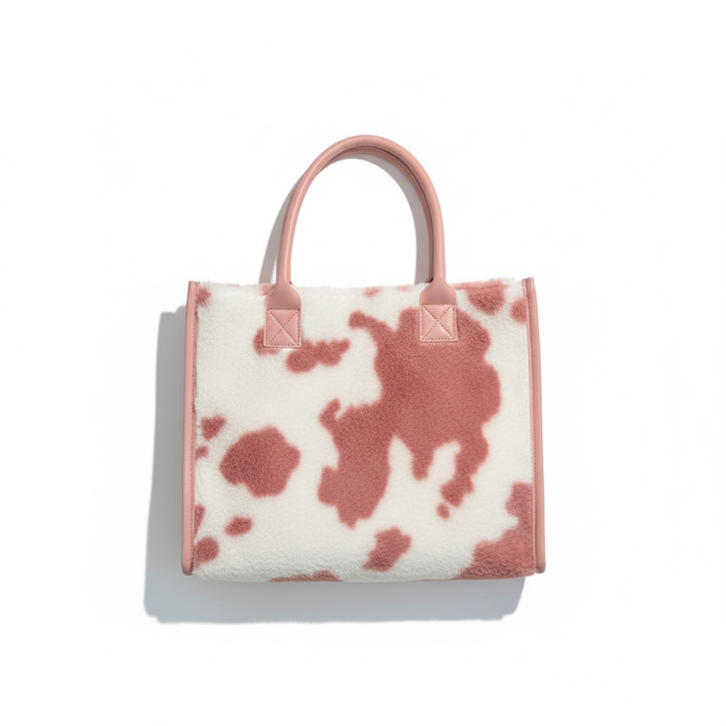 Korean Style Large-capacity Handbag Fashion Western Plush