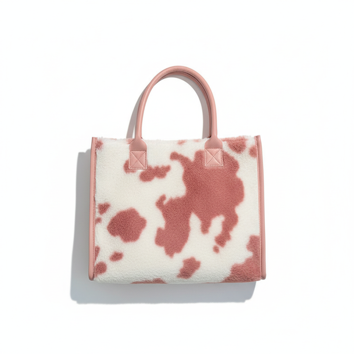 Korean Style Large-capacity Handbag Fashion Western Plush