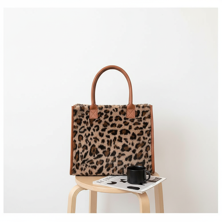 Korean Style Large-capacity Handbag Fashion Western Plush