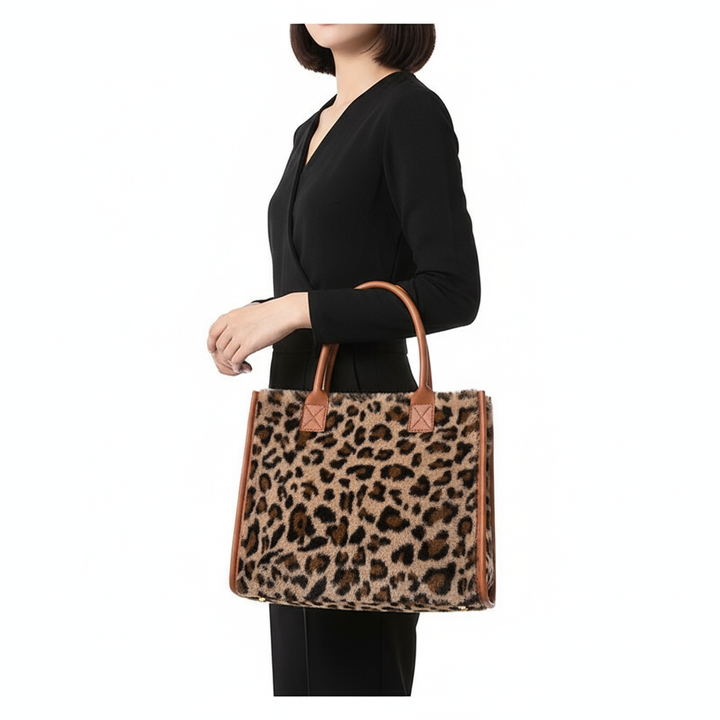 Korean Style Large-capacity Handbag Fashion Western Plush
